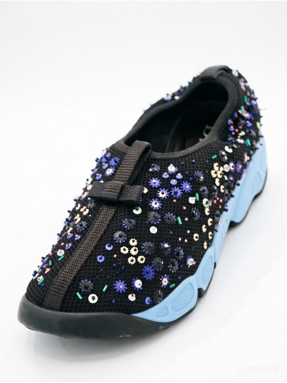 Dior Embellished Sequin Slip-On Sneakers